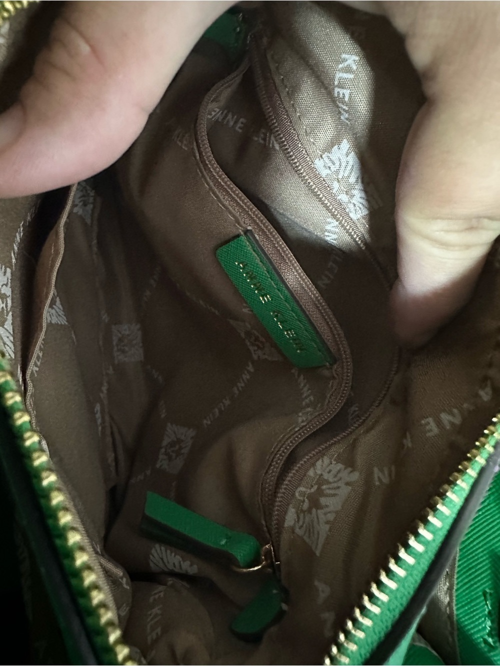 Anne Klein Green Mini Tote with Removable Straps - Picture 9 of 12